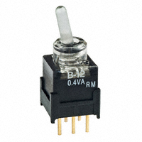 NKK Switches - B12JJPCF - SWITCH TOGGLE SPDT 0.4VA 28V