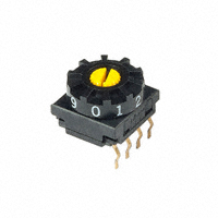 NKK Switches - FR01SC10P-W-S - SW ROTARY DIP BCD COMP 100MA 5V