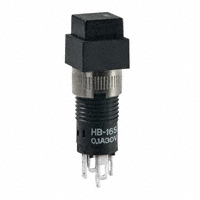 NKK Switches - HB16SKW01-5C-AB - SWITCH PUSH SPDT 0.1A 30V