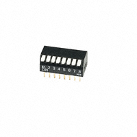 NKK Switches - JS0308PP4-S - SWITCH PIANO DIP SPST 25MA 24V