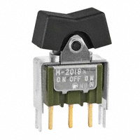 NKK Switches - M2019TXG13-DA - SWITCH ROCKER SPDT 0.4VA 28V