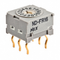 NKK Switches - NDFR16P - SWITCH ROTARY DIP HEX 100MA 5V