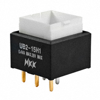 NKK Switches - UB215SKG035D - SWITCH PUSH SPDT 0.4VA 28V