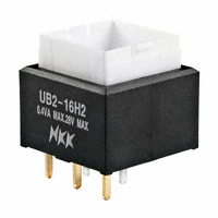 NKK Switches - UB216SKG036CF - SWITCH PUSH SPDT 0.4VA 28V
