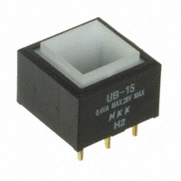 NKK Switches - UB15SKG036F - SWITCH PUSH SPDT 0.4VA 28V