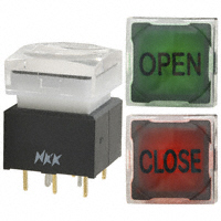 NKK Switches - UB225SKG036CF-4J04 - SWITCH PUSH DPDT 0.4VA 28V