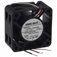 NMB Technologies Corporation - 1608KL-04W-B59-L00 - FAN AXIAL 40X20MM 12VDC WIRE