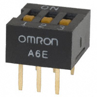 Omron Electronics Inc-EMC Div - A6E-3101 - SWITCH SLIDE DIP SPST 25MA 24V