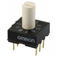 Omron Electronics Inc-EMC Div - A6R-102RS - SWITCH ROTARY DIP BCD 25MA 24V