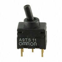 Omron Electronics Inc-EMC Div - A9TS11-0011 - SWITCH TOGGLE SPDT 100MA 28V