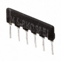 Panasonic Electronic Components - EXB-F6E474G - RES ARRAY 5 RES 470K OHM 6SIP