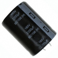 Panasonic Electronic Components - EET-UQ2C222KA - CAP ALUM 2200UF 20% 160V SNAP