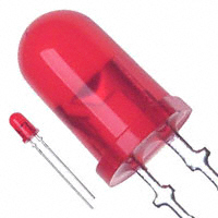 Panasonic Electronic Components - LN21RPH - LED RED 5MM ROUND T/H