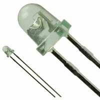 Panasonic Electronic Components - LN376GCPX - LED GREEN CLEAR 3.2MM ROUND T/H