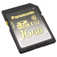 Panasonic Electronic Components - RP-SDQE16DA1 - MEM CARD SDHC 16GB CLS10UHS PSLC