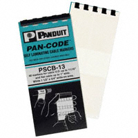 Panduit Corp - PSCB-13 - BOOK S LAM WRITEON 1.5X3" 10PK