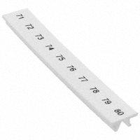 Phoenix Contact - 1051016:0071 - ZACK STRIP 10-SECTION WHITE