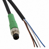 Phoenix Contact - 1681800 - CABLE 4POS M8 PLUG- WIRE 5M