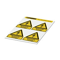 Phoenix Contact - 0830454 - LABEL ELECTRL WARN 0.98"X0.98"