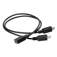 Pimoroni Ltd - CAB0222 - DUAL MICROB USB POWER CABLE
