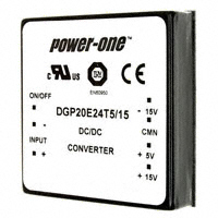 Bel Power Solutions - DGP20E24T5/15 - DC/DC CONVERTER 5V +/-15V 20W