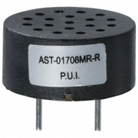PUI Audio, Inc. - AST-01708MR-R - SPEAKER 8OHM 200MW TOP PORT 87DB