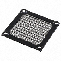 Qualtek - 06250-B - FAN FILTER ANODIZED BLACK 60MM