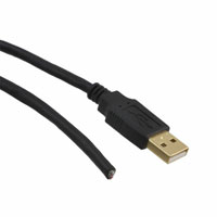 Qualtek - 3021023-16 - CBL USB A-BLUNT CON 16' 24/26AWG