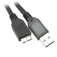 Qualtek - 3023017-02M - CABLE USB 3.0 A TO MICRO B 6.56'