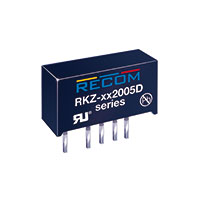 Recom Power - RKZ-052005D/H - CONV DC/DC 2W 05VIN +20/-5VOUT T
