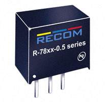Recom Power - R-789.0-0.5 - CONV DC/DC 0.5A 9V OUT SIP VERT