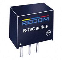 Recom Power - R-78C12-1.0 - CONV DC/DC 1A 12V OUT SIP VERT