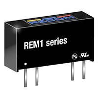 Recom Power - REM1-0512S - CONV DC/DC 1W 05VIN 12VOUT THT S