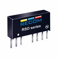 Recom Power - RSO-1205SZ - CONV DC/DC 1W 5V OUT SIP T/H