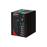 Red Lion Controls - NT24K-11FXE3-ST-80-POE - SWITCH ETHERNET 11PORT