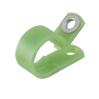 Essentra Components - NM-11-R11 - CBL CLAMP P-TYPE GREEN FASTENER
