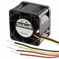 Sanyo Denki America Inc. - 9GAX0412P3K003 - FAN 40X28MM 12VDC LOW VIB