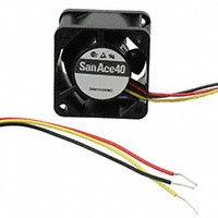 Sanyo Denki America Inc. - 109P0424H3D01 - FAN 40X28MM 24VDC LOCK
