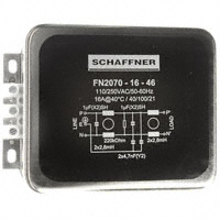 Schaffner EMC Inc. - FN2070-16-46 - LINE FILTER 110/250VAC 16A CHASS