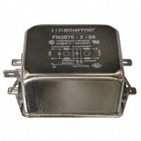 Schaffner EMC Inc. - FN2070-3-06 - LINE FILTER 110/250VAC 3A CHAS