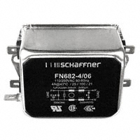 Schaffner EMC Inc. - FN682-4-06 - LINE FILTER 250VAC 4A CHASS MNT