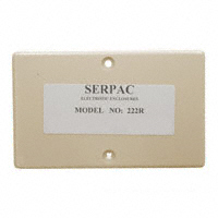 Serpac - 222R,AL - BOX ABS ALMOND 4.1"L X 2.6"W