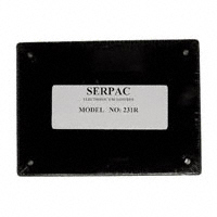 Serpac - 231R,BK - BOX ABS BLACK 4.38"L X 3.25"W