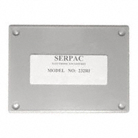 Serpac - 232RI,GY - BOX ABS GRAY 4.38"L X 3.25"W