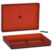 Serpac - C10,TRRD - BOX ABS TRN RED 2.3"L X 3.25"W