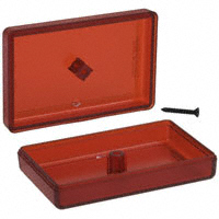 Serpac - C4,TRRD - BOX ABS TRN RED 2.13"L X 1.38"W