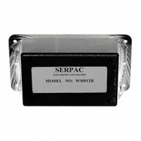 Serpac - WM012R,BK - BOX ABS BLACK 3.62"L X 2.27"W