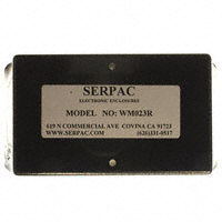Serpac - WM023R,BK - BOX ABS BLACK 4.1"L X 2.6"W