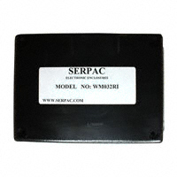 Serpac - WM032RI,BK - BOX ABS BLACK 4.38"L X 3.25"W