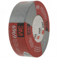 3M - 6969 2" SILVER - TAPE DUCT CLOTH 2" X 60YDS SLVER